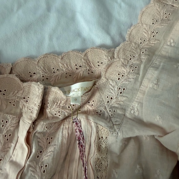 Love Shack Fancy Helena Dress Prairie Pink Size 0 - Picture 4 of 6